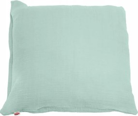 40x40-es muszlin cipzáras párnahuzat, menta