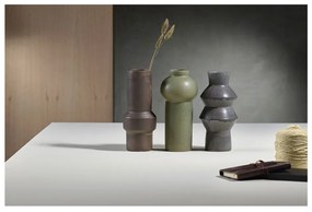 Rost sötétkék agyagkerámia váza, magasság 30 cm - Villa Collection