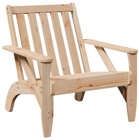 vidaXL Kerti adirondack szék 75x77x77 cm tömör fa fenyőfa