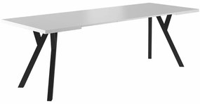 Merlin bővíthető étkezőasztal fehér 90-240cm