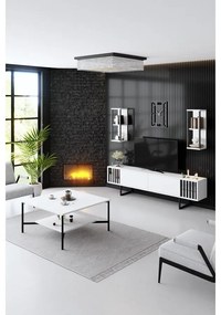 TV szekrény Chrome Line - White, Black