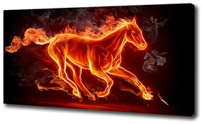 Vászonkép A ló a lángok oc-11746508