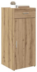 Széf fiókkal Musta tammi 42.5 x 40 x 93 cm Faanyag