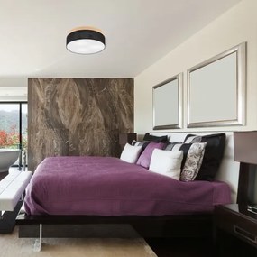 Brilagi - LED Mennyezeti lámpa BELLADONNA 3xE27/15W/230V fekete/fenyő