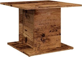 vidaXL antik fa színű szerelt fa dohányzóasztal 55,5 x 55,5 x 40 cm