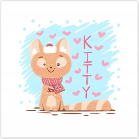 Poszterek 70x70 Cica CicĂĄk MacskĂĄk