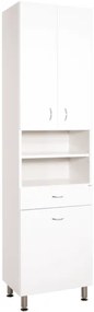 Keramia Pro fürdőszobaszekrény magas 50x192x33,3 cm fehér lesk PROV50K