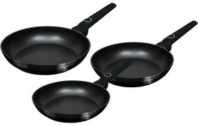 BerlingerHaus Black Vantage titánbevonatú serpenyőszett, 3 db