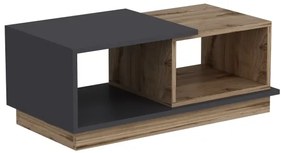 Konferenční asztal CONSEPT 36x90 cm barna/szürke