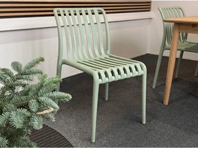 Műanyag szék TREGO, zöld