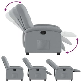 világosszürke szövet relaxfotel