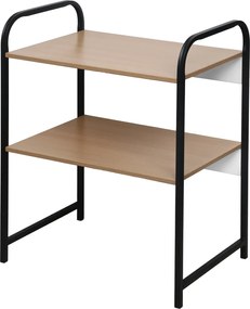 Polcállvány, fekete/barna, BAYAN