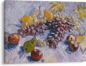Kép - Vincent van Gogh, Grapes, Lemons, Pears, and Apples, reprodukciók (70x50 cm)