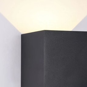 MAYTONI O572WL-L6B FULTON Modern Kültéri Fali Lámpa Fekete LED IP54