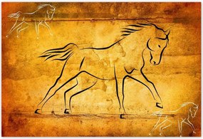 Poszterek 185x125 Galoppozó ló