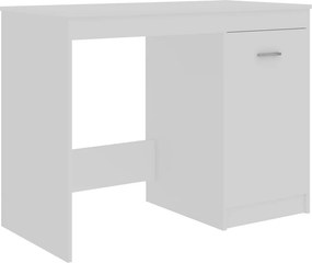vidaXL fehér szerelt fa íróasztal 100 x 50 x 76 cm