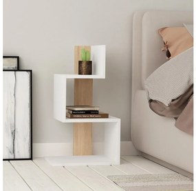 Éjjeliszekrény ROSIE 72x42 cm fehér/tölgy