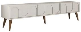 TV asztal/szekrény Bipemu 3 (krém + dió) . 1095684