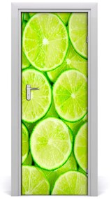 Ajtó tapéta limes 75x205 cm