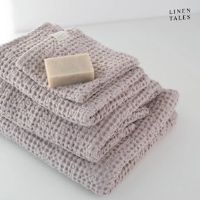 Világos rózsaszín törölköző és fürdőlepedő készlet 3 db-os Honeycomb – Linen Tales