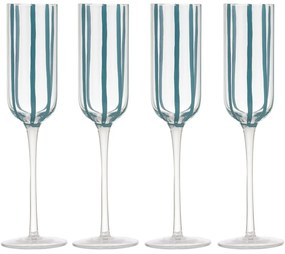 Pezsgőspohár szett 4 db-os 180 ml Stripe – Ladelle