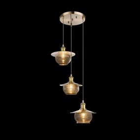 Globo 69030-3H - Mennyezeti függesztékes lámpa 3xE27/60W