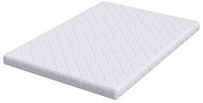 Matrac Kókuszréteggel Fehér 190 x 140 cm PU hab