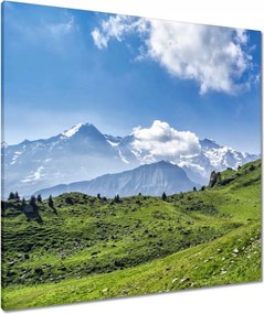 Vászonkép 80x80 Gyönyörű hegyi táj