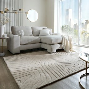 Krémszínű kézi szövésű gyapjú szőnyeg 200x290 cm Mesmerise Natural – Flair Rugs