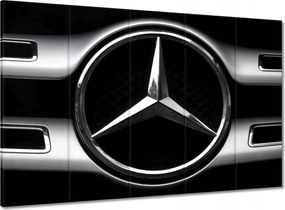 Vászonkép 100x70 Mercedes Fekete-fehér