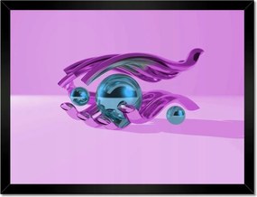 Poszterek keretben 40x30 Lila illusztráció