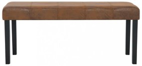 barna művelúr pad 106 cm