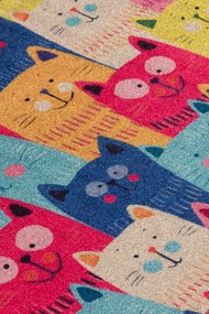 Fürdőszobaszőnyeg Meow Djt - Colourful