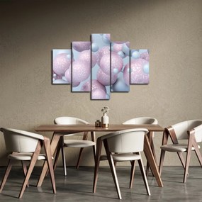 Absztrakt kép - Pasztell gömbök (150x105 cm)