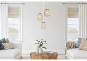 Globo 15965-3HR - DICHTI kábelcsillár 3xE27/40W/230V