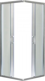 Spirit Matt 80x80x180 cm-es szögletes zuhanykabin, zuhanytálca nélkül