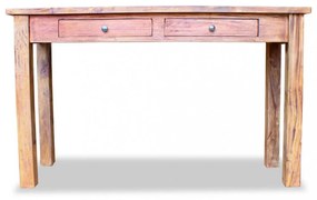 vidaXL tömör mahagóni fa tálalóasztal 123 x 42 x 75 cm