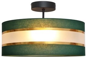 Csillár HELEN 3xE27/15W/230V zöld/arany