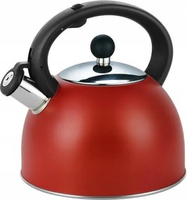 Piros Acél Vízforraló Síppal, Gáz És Indukciós Főzőlaphoz, 1,5 L-es Hjorta Anna