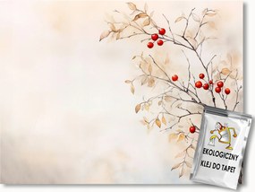 Fotótapéta Flizelina Természet Grafika Kert Bokor Gyümölcs Bogyók 300x210 ragasztó