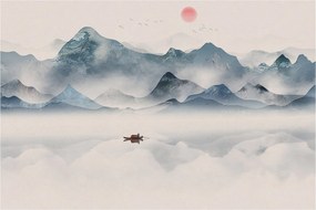 Kép - Kék-hegyi völgy (90x60 cm)