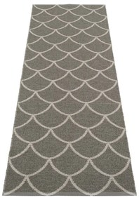 Szürke kültéri-beltéri futószőnyeg 70x225 cm Kotte Charcoal – Pappelina