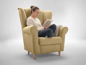 ID LOFT füles fotel - sárga