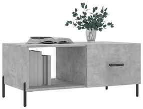 Betonszürke szerelt fa dohányzóasztal 90 x 50 x 40 cm