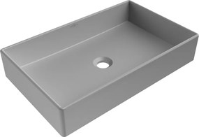 Mexen Goya pult feletti mosdókagyló 60 x 37 cm, világosszürke matt - 22186061