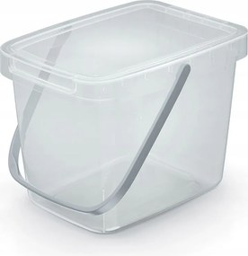 System Collec 6 literes szemetes átlátszó fedéllel