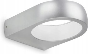 Briloner Led kültéri fali lámpa ezüst 6.5W IP44 750lm 4000K