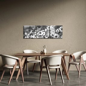 Kép - Százszorszépek (órával) (90x30 cm)