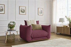 Borvörös fotel Ernest – Bobochic Paris