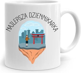 Riporter Újságíró Bögre Legjobb Újságíró Nyomtatott Fotóval